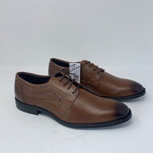 Xray Apollo XRW2864 Dress Shoes Men's 10.5 Cognac Leather Lace‎ Up Oxfords 8133